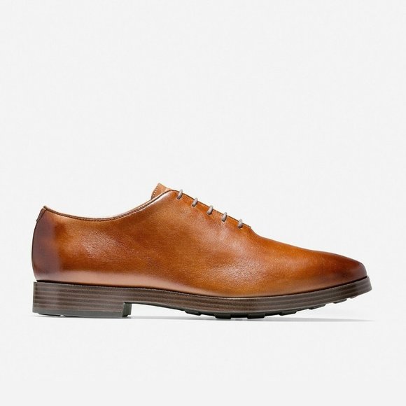Cole Haan Men\'s Jefferson Grand British Tan Leather Oxford Dress Shoes 11.5M NIB main image 5